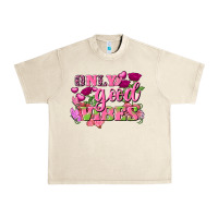 Sandshell Valentine's Day Only Good Vibes Urban Heavy Tee - FaDigitalArtStudio