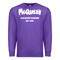 Purple Alexander Mcqueen Classic Premium Sweatshirt - StudioElite