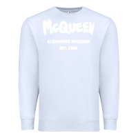 White Alexander Mcqueen Classic Premium Sweatshirt - StudioElite