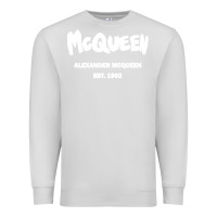 Dove Grey Alexander Mcqueen Classic Premium Sweatshirt - StudioElite