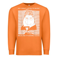 Carrot no i don't listen to music because it fuckking suckks t shirt Premium Sweatshirt - StudioElite