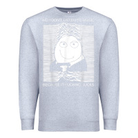 Heather Grey no i don't listen to music because it fuckking suckks t shirt Premium Sweatshirt - StudioElite