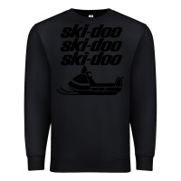 Black vintage ski doo Premium Sweatshirt - StudioElite