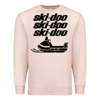 Pale Pink vintage ski doo Premium Sweatshirt - StudioElite
