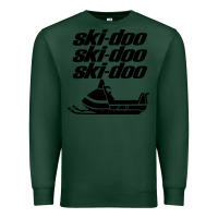 Sports Green vintage ski doo Premium Sweatshirt - StudioElite