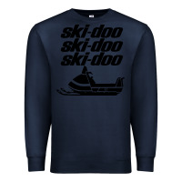 Navy vintage ski doo Premium Sweatshirt - StudioElite