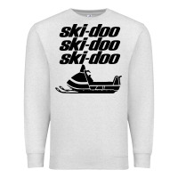 Oatmeal Heather vintage ski doo Premium Sweatshirt - StudioElite