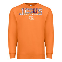 Carrot Texas A&m Aggies Jesus - Had 12 Men - Patterned Premium Sweatshirt - PixelFlow