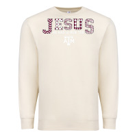 Sandshell Texas A&m Aggies Jesus - Had 12 Men - Patterned Premium Sweatshirt - PixelFlow