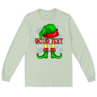Matcha Elf Your Text Long Sleeve Tee - CowhideDigitalArt