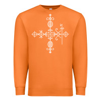 Carrot haitian veve  voodoo symbol t shirt Premium Sweatshirt - PixelFlow