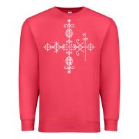 Cardinal haitian veve  voodoo symbol t shirt Premium Sweatshirt - PixelFlow