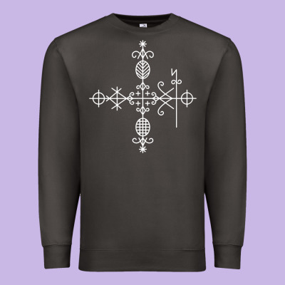 Haitian Veve  Voodoo Symbol T Shirt Premium Sweatshirt Designed By Pixelflow