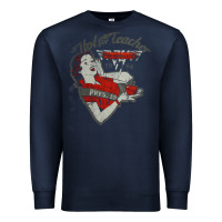 Navy hot teacher halen Essential Premium Sweatshirt - PixelFlow