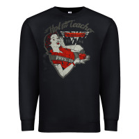 Black hot teacher halen Essential Premium Sweatshirt - PixelFlow