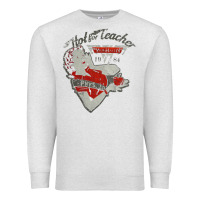 Oatmeal Heather hot teacher halen Essential Premium Sweatshirt - PixelFlow