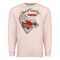 Pale Pink hot teacher halen Essential Premium Sweatshirt - PixelFlow