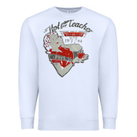 White hot teacher halen Essential Premium Sweatshirt - PixelFlow