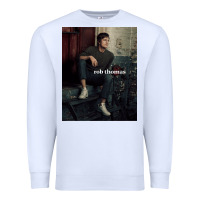 White Rob Thomas Premium Sweatshirt - PixelFlow