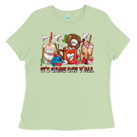 Matcha It's Game Day Y'all Baseball Coffee Cups Ladies Tee - FaDigitalArtStudio
