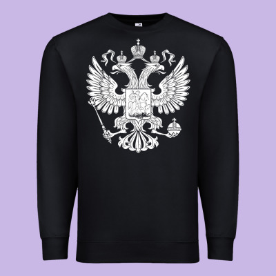 Russian Double Headed Eagle For A Russia Fan Gift T Shirt Premium Sweatshirt Designed By Pixelflow