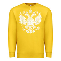 Lemon russian double headed eagle for a russia fan gift t shirt Premium Sweatshirt - PixelFlow