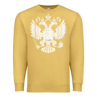 Antique Gold russian double headed eagle for a russia fan gift t shirt Premium Sweatshirt - PixelFlow