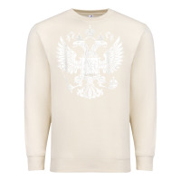 Sandshell russian double headed eagle for a russia fan gift t shirt Premium Sweatshirt - PixelFlow