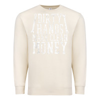 Sandshell dirty hands make clean money t shirt wrench mechanic gift Premium Sweatshirt - PixelFlow