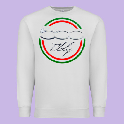 Fiat 500   Italy Premium Sweatshirt Designed By Pixelflow