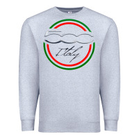 Heather Grey fiat 500   italy Premium Sweatshirt - PixelFlow
