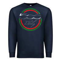 Navy fiat 500   italy Premium Sweatshirt - PixelFlow