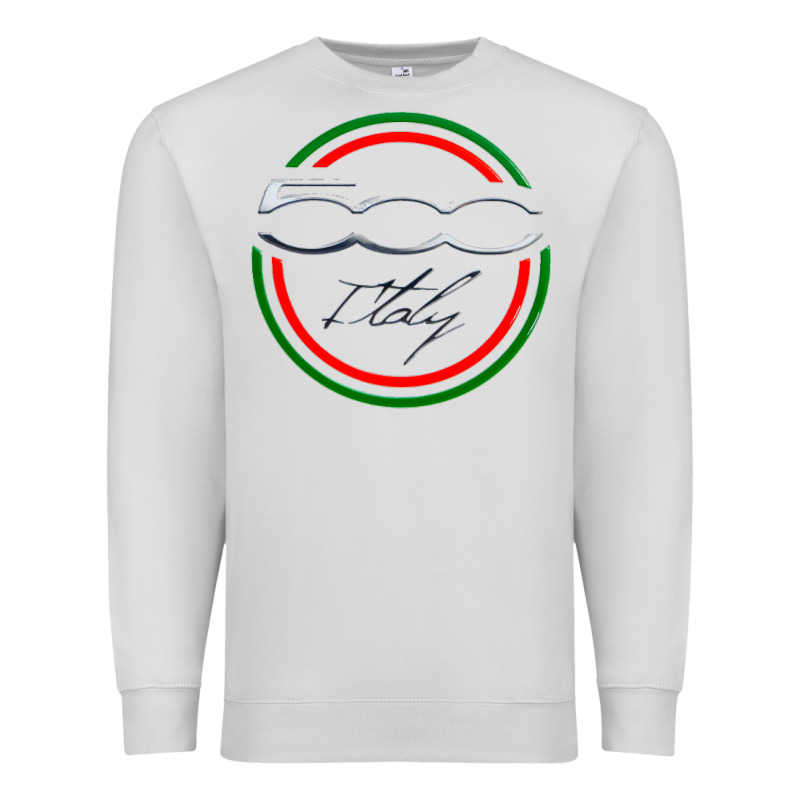 Fiat 500   Italy Premium Sweatshirt by PixelFlow | Teevron