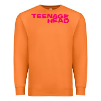 Carrot Teenage Head Print (Pink) Plain Premium Sweatshirt - PixelFlow