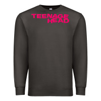 Smoke Teenage Head Print (Pink) Plain Premium Sweatshirt - PixelFlow