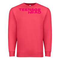Teenage Head Print (pink) Plain Premium Sweatshirt | Teevron