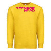 Lemon Teenage Head Print (Pink) Plain Premium Sweatshirt - PixelFlow
