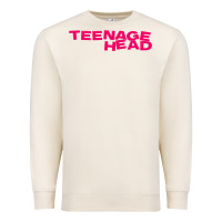 Sandshell Teenage Head Print (Pink) Plain Premium Sweatshirt - PixelFlow