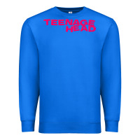 True Royal Teenage Head Print (Pink) Plain Premium Sweatshirt - PixelFlow