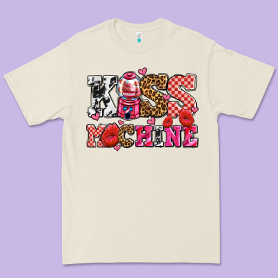 Kiss Machine With Lips Olivia Premium Tee Designed By Oliviacreatesart