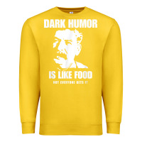 Lemon dark humor is like food not everyone gets it, joseph stalin t shirt Premium Sweatshirt - PixelFlow