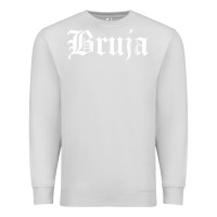 Dove Grey womens bruja old english chola witchy v neck t shirt Premium Sweatshirt - PixelFlow