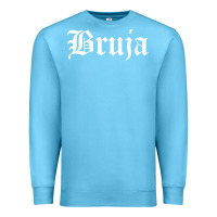 Ocean Blue womens bruja old english chola witchy v neck t shirt Premium Sweatshirt - PixelFlow