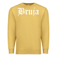 Antique Gold womens bruja old english chola witchy v neck t shirt Premium Sweatshirt - PixelFlow