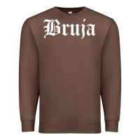 Chestnut womens bruja old english chola witchy v neck t shirt Premium Sweatshirt - PixelFlow