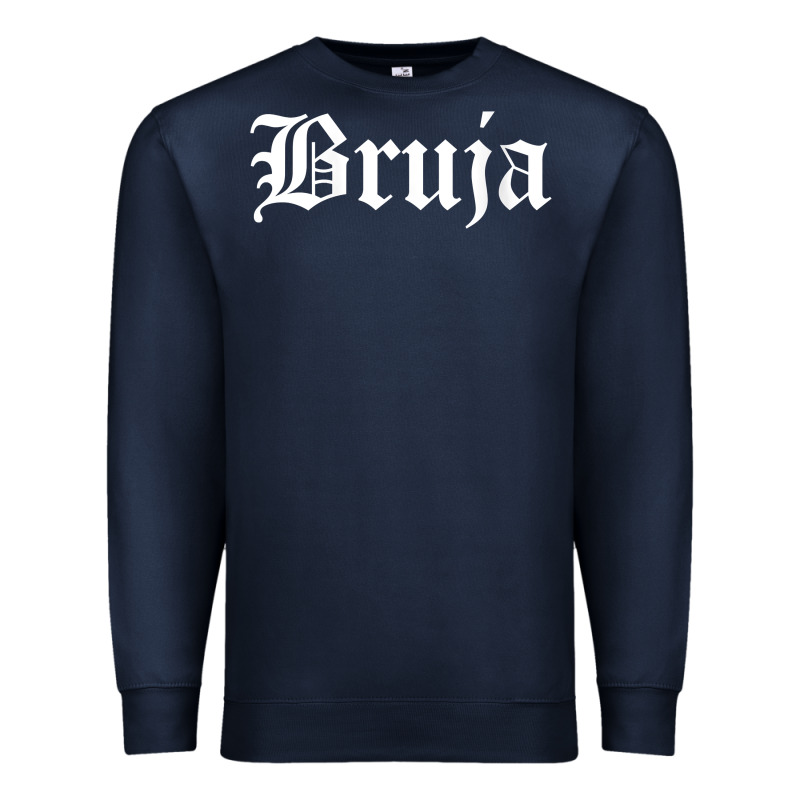 Womens Bruja Old English Chola Witchy V Neck T Shirt Premium Sweatshirt by PixelFlow | Teevron