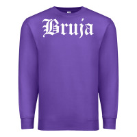 Purple womens bruja old english chola witchy v neck t shirt Premium Sweatshirt - PixelFlow