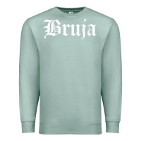Seafoam womens bruja old english chola witchy v neck t shirt Premium Sweatshirt - PixelFlow
