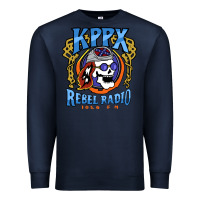 Navy Kppx Rebel Radio Premium Sweatshirt - PixelFlow