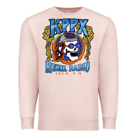 Pale Pink Kppx Rebel Radio Premium Sweatshirt - PixelFlow